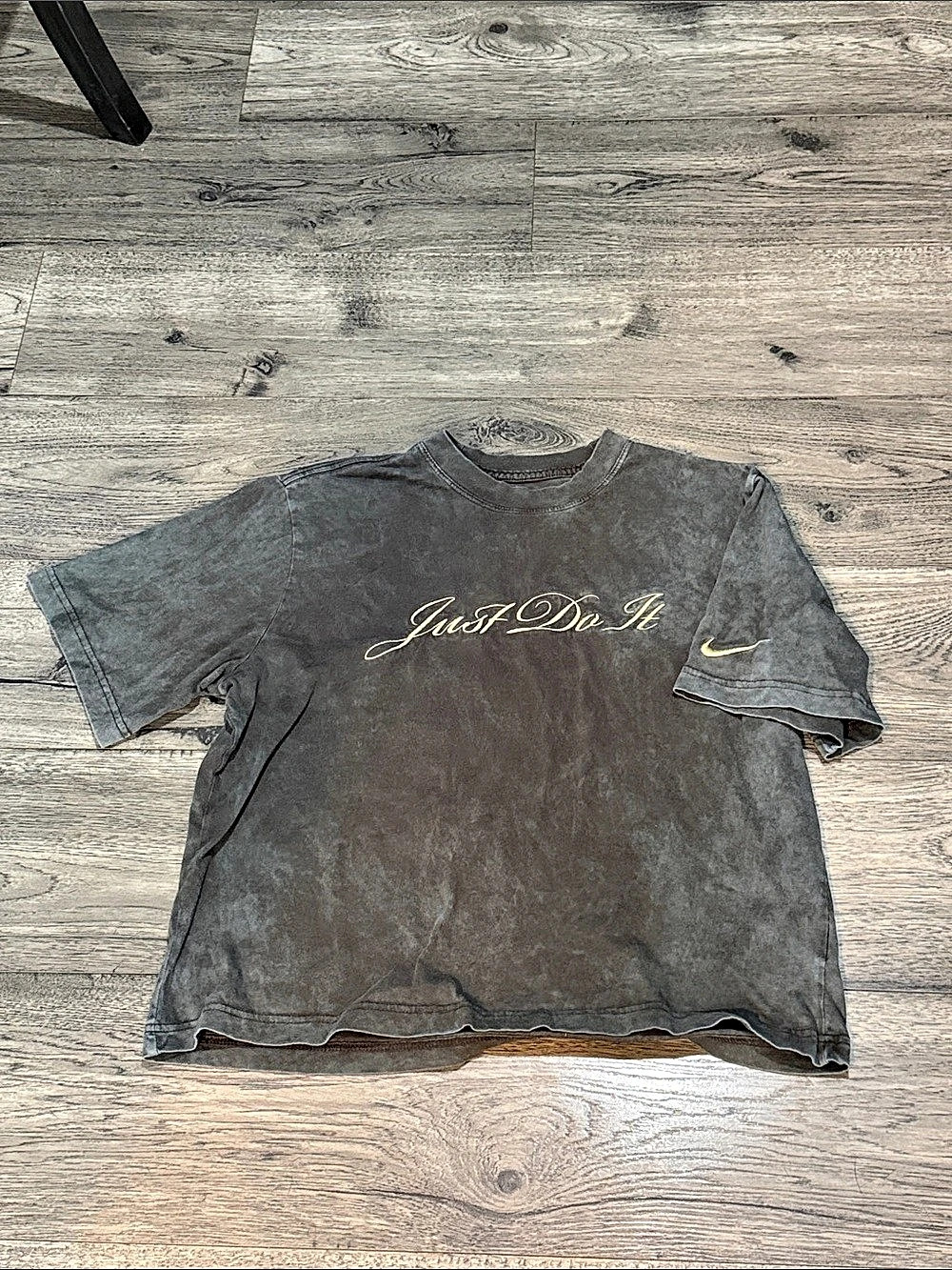 Nike The Nike Tee Short Sleeve Tee Green/Gray Large
